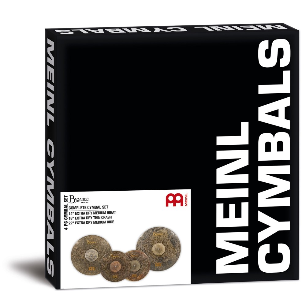 MEINL Cymbals Byzance Extra Dry 14/18/22 Complete Cymbal Set BED-CS1
